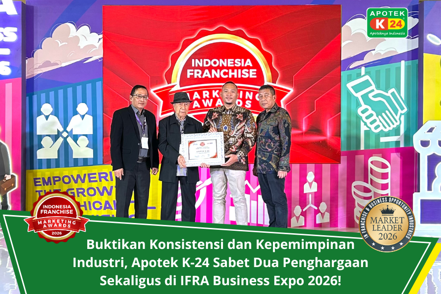 Apotek K-24 Raih Dua Penghargaan di IFRA Business Expo 2026